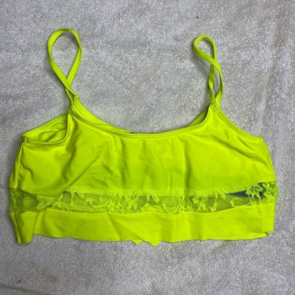Beach Riot Flutter Bikini Top Neon - Picture 7 of 8